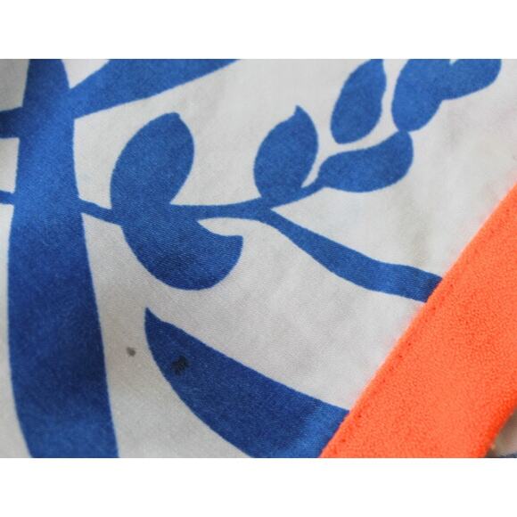 Missguided Dress Mini US Size 2 Deep V Lined Resort Summer Body Con White Blue - Picture 10 of 10